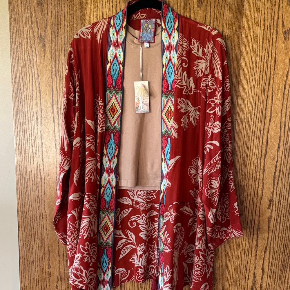 Johnny Was Noah Benet Kimono NWT sz M/L